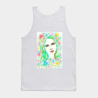 Spring Portrait Tank Top